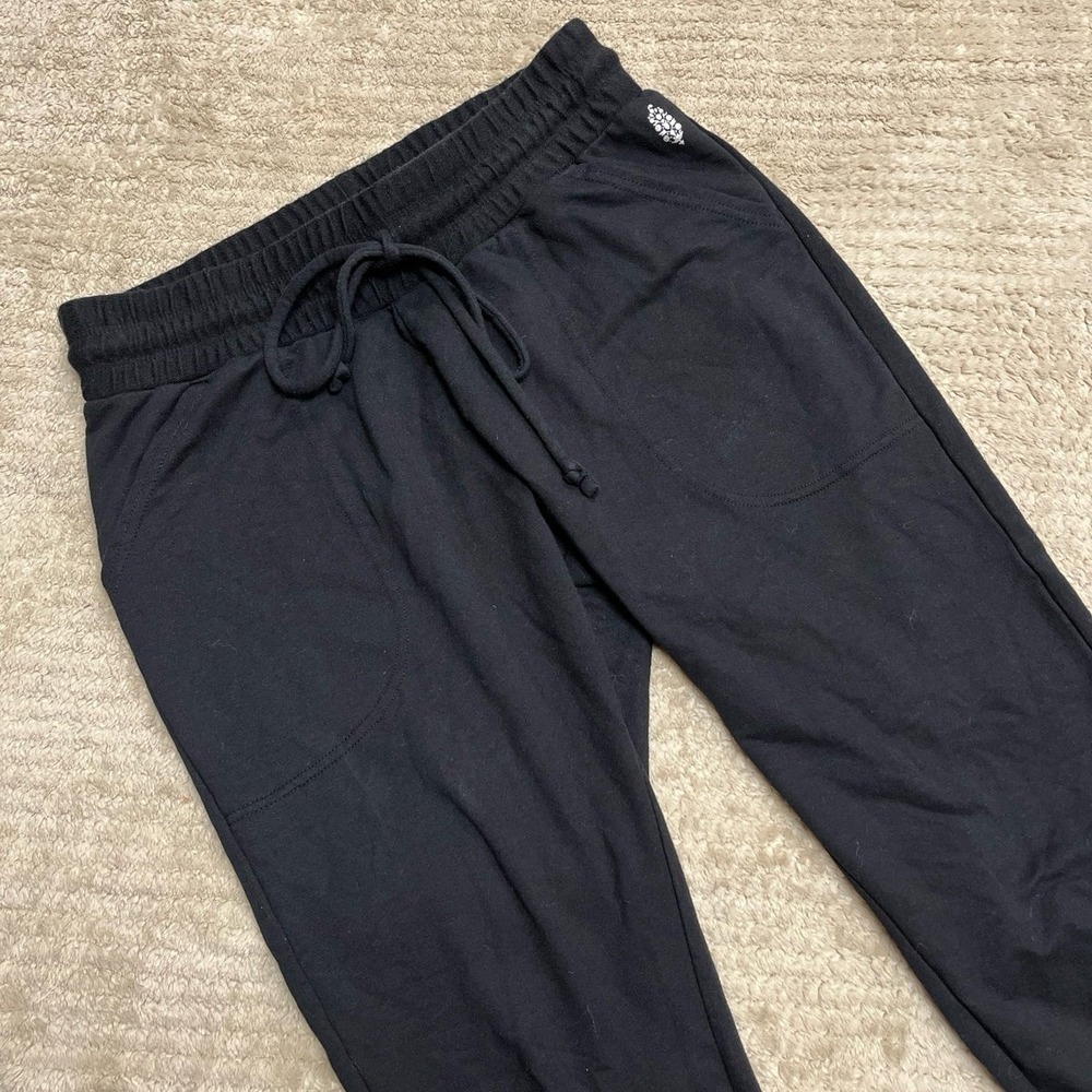 Free People FP Movement Sunny Skinny Joggers in Black size Medium